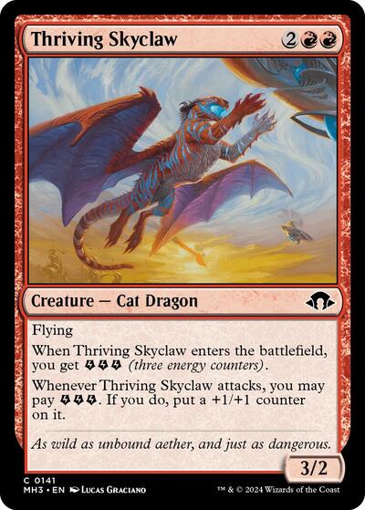 Thriving Skyclaw (MH3) #141 Common (Lightly Played) Modern Horizons 3 Magic: 2024