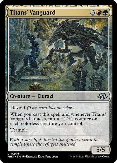 Titans Vanguard (MH3) #206 Uncommon (Lightly Played) Modern Horizons 3 Magic: The Gathering: 2024