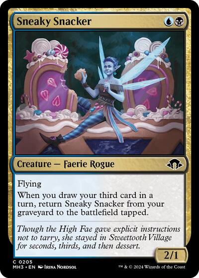 Sneaky Snacker (MH3) #205 Common (Lightly Played) Modern Horizons 3 Magic: The Gathering: 2024