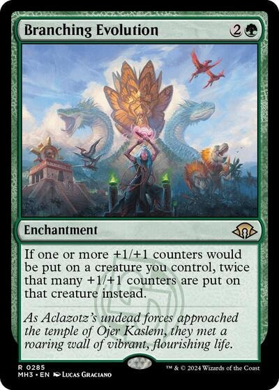 Branching Evolution (MH3) #285 Rare (Near Mint) Modern Horizons 3 Magic: The Gathering: 2024