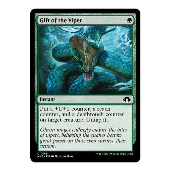 Gift of the Viper (MH3) #156 Common Modern Horizons 3 Magic: The Gathering: 2024