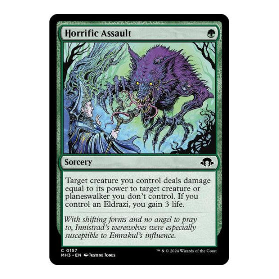 Horrific Assault (MH3) #157 Common Modern Horizons 3 Magic: The Gathering: 2024