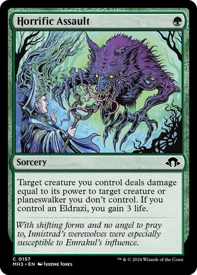Horrific Assault (MH3) #157 Common Modern Horizons 3 Magic: The Gathering: 2024