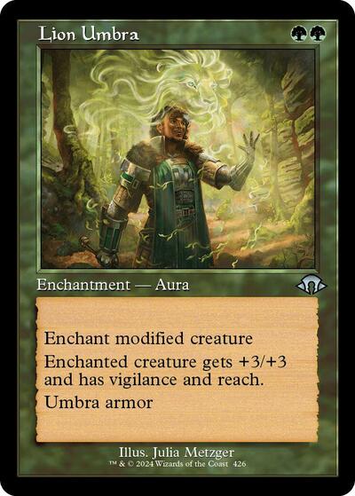 Lion Umbra Retro Frame (MH3) #426 Uncommon (Lightly Played) Modern Horizons 3 Magic: The Gathering: 2024
