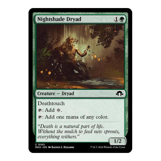Nightshade Dryad (MH3) #163 Common (Lightly Played) Modern Horizons 3 Magic: The Gathering: 2024