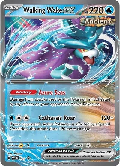 Walking Wake ex - 127 (SVP) #127 Promo (Holofoil Near Mint) SV: Scarlet & Violet Promo Cards Pokemon: 2023