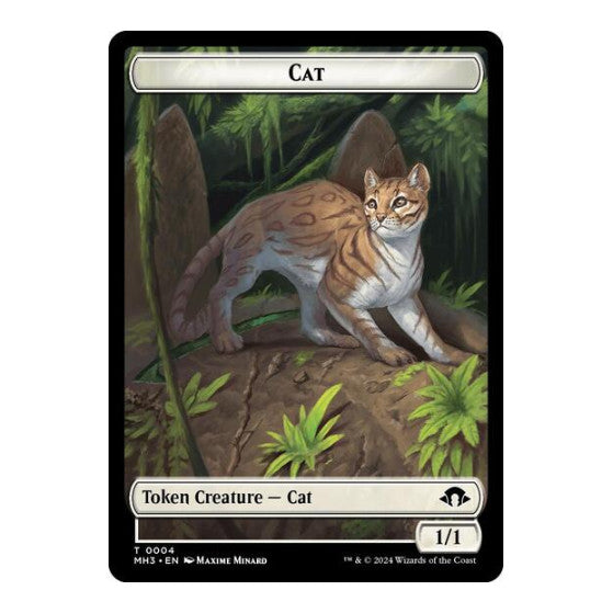 Cat Token (MH3) #4 T (Lightly Played) Modern Horizons 3 Magic: The Gathering: 2024