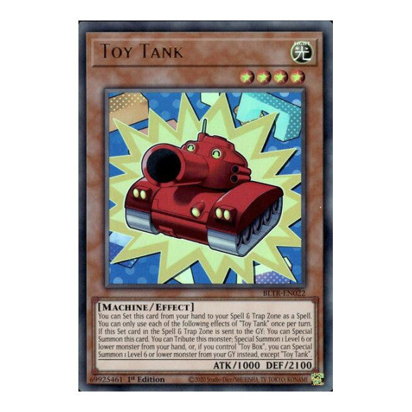 Toy Tank (BLTR) #BLTR-EN022 Ultra Rare (1st Edition Near Mint) Battles of Legend: Terminal Revenge YuGiOh: 2024