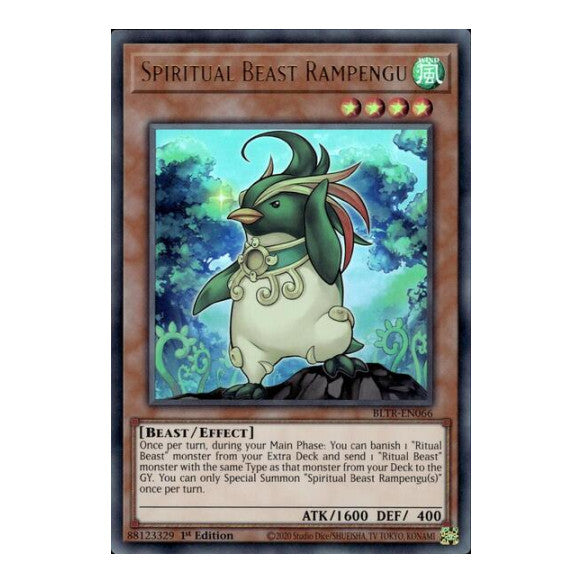 Spiritual Beast Rampengu (BLTR) #BLTR-EN066 Ultra Rare (1st Edition Near Mint) Battles of Legend: Terminal Revenge YuGiOh: 2024