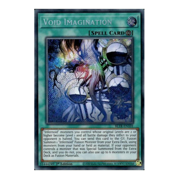 Void Imagination (BLTR) #BLTR-EN101 Secret Rare (1st Edition Near Mint) Battles of Legend: Terminal Revenge YuGiOh: 2024