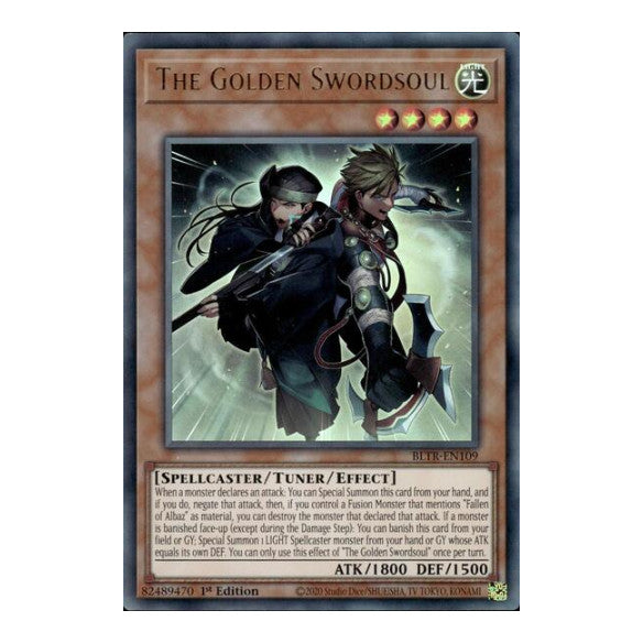 The Golden Swordsoul (BLTR) #BLTR-EN109 Ultra Rare (1st Edition Near Mint) Battles of Legend: Terminal Revenge YuGiOh: 2024
