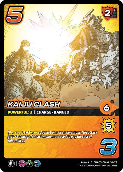 Kaiju Clash () #CHA03-GMM 10/22 Common (Lightly Played) Challenger Series: Godzilla UniVersus: 2024