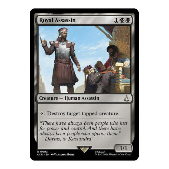 Royal Assassin (ACR) #93 Rare (Near Mint) Universes Beyond: Assassin's Creed Magic: The Gathering: 2024