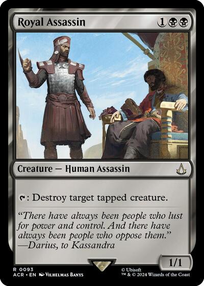 Royal Assassin (ACR) #93 Rare (Near Mint) Universes Beyond: Assassin's Creed Magic: The Gathering: 2024