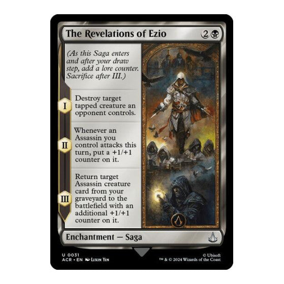 The Revelations of Ezio (ACR) #31 Uncommon (Lightly Played) Universes Beyond: Assassin's Creed Magic: The Gathering: 2024