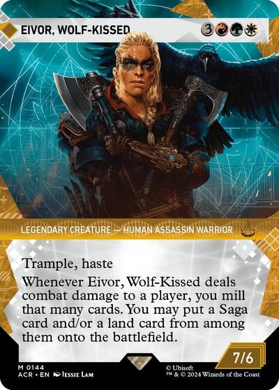 Eivor Wolf Kissed Showcase (ACR) #144 Mythic Rare (Near Mint) Universes Beyond: Assassin's Creed Magic: The Gathering: 2024