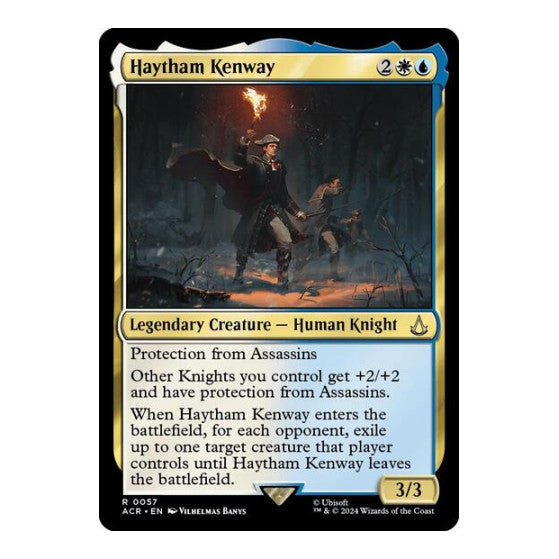 Haytham Kenway (ACR) #57 Rare Universes Beyond: Assassin's Creed Magic: The Gathering: 2024