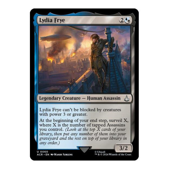 Lydia Frye (ACR) #60 Uncommon (Foil Lightly Played) Universes Beyond: Assassin's Creed Magic: The Gathering: 2024