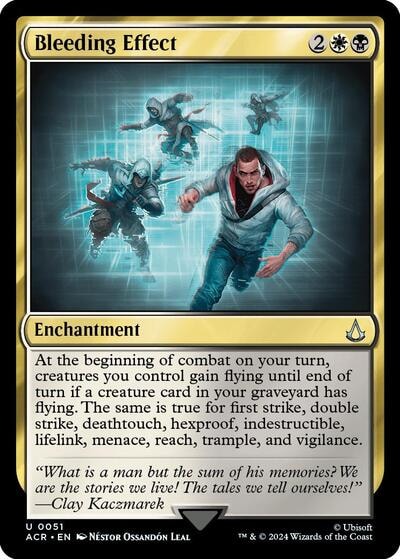 Bleeding Effect (ACR) #51 Uncommon (Lightly Played) Universes Beyond: Assassin's Creed Magic: The Gathering: 2024