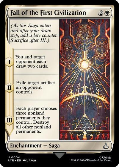 Fall of the First Civilization (ACR) #4 Uncommon (Lightly Played) Universes Beyond: Assassin's Creed Magic: The Gathering: 2024