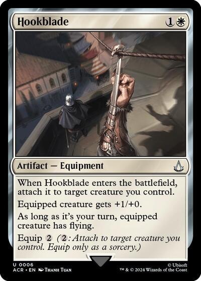 Hookblade (ACR) #6 Uncommon (Lightly Played) Universes Beyond: Assassin's Creed Magic: The Gathering: 2024