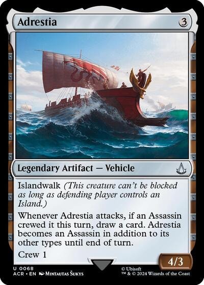 Adrestia (ACR) #68 Uncommon (Lightly Played) Universes Beyond: Assassin's Creed Magic: The Gathering: 2024