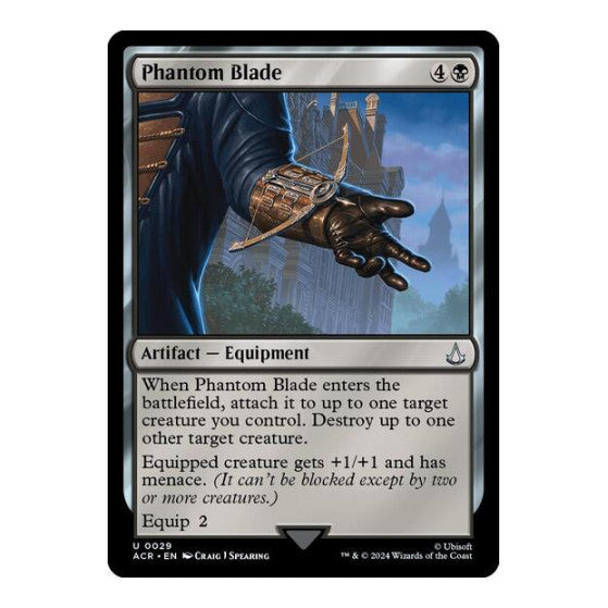 Phantom Blade (ACR) #29 Uncommon (Lightly Played) Universes Beyond: Assassin's Creed Magic: The Gathering: 2024