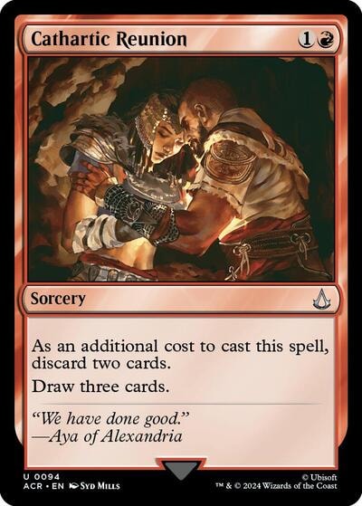 Cathartic Reunion (ACR) #94 Uncommon (Lightly Played) Universes Beyond: Assassin's Creed Magic: The Gathering: 2024