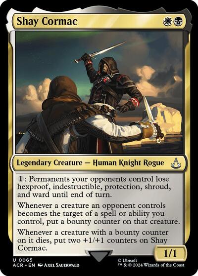 Shay Cormac (ACR) #65 Uncommon Universes Beyond: Assassin's Creed Magic: The Gathering: 2024