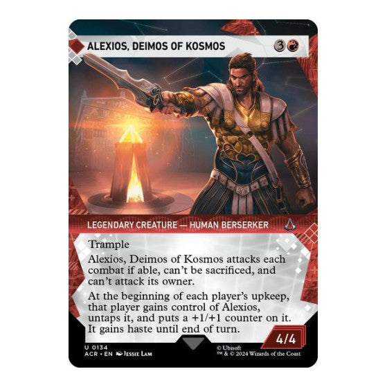 Alexios, Deimos of Kosmos (Showcase) (ACR) #134 Uncommon (Lightly Played) Universes Beyond: Assassin's Creed Magic: The Gathering: 2024