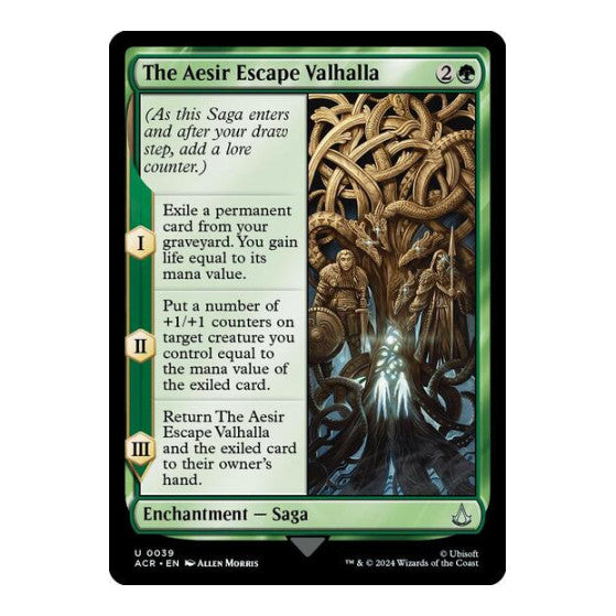 The Aesir Escape Valhalla (ACR) #39 Uncommon (Lightly Played) Universes Beyond: Assassin's Creed Magic: The Gathering: 2024