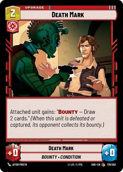 Death Mark (SHD) #176/262 Common (Near Mint) Shadows of the Galaxy Star Wars: Unlimited: 2024