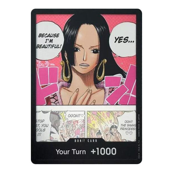 DON!! Card (Boa Hancock) (Double Pack Set Vol. 4) (OP07) DON!! (Foil Near Mint) 500 Years in the Future One Piece Card Game: 2024