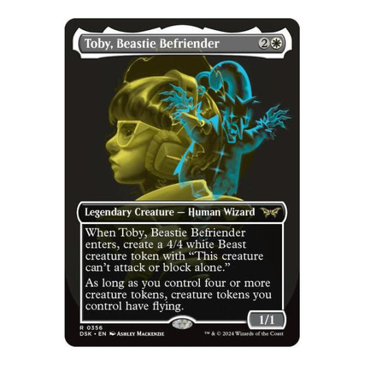 Toby, Beastie Befriender (Showcase) (DSK) #356 Rare (Lightly Played) Duskmourn: House of Horror Magic: The Gathering: 2024
