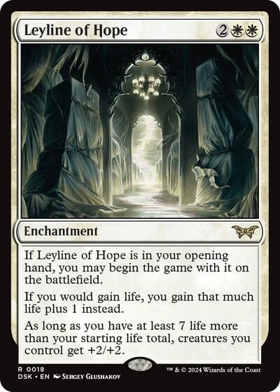 Leyline of Hope (DSK) #18 Rare (Lightly Played) Duskmourn: House of Horror Magic: The Gathering: 2024