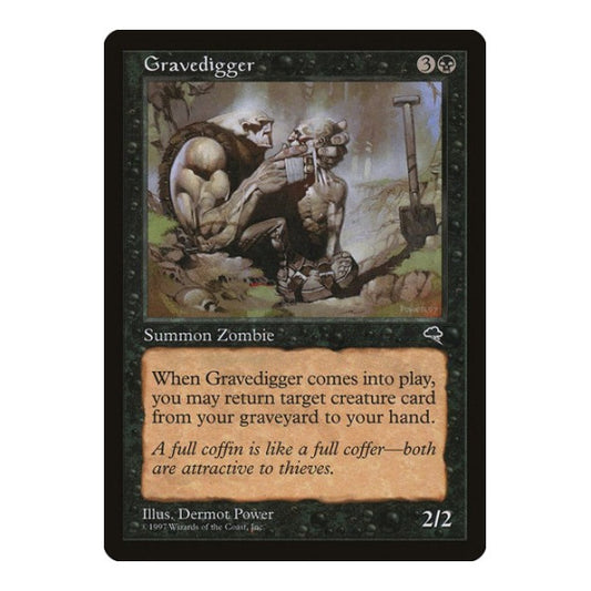 Gravedigger (TMP) #137 Common Tempest Magic: The Gathering: 1997