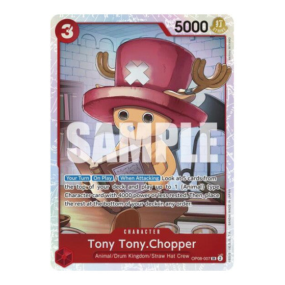 Tony Tony.Chopper (007) (OP08) #OP08-007 Super Rare (Foil Near Mint) Two Legends One Piece Card Game: 2024