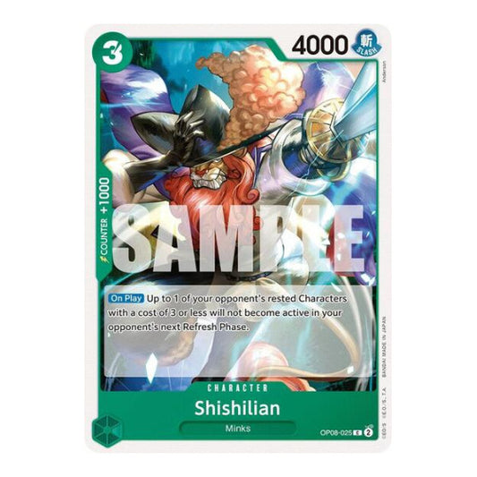 Shishilian (OP08) #OP08-025 Common (Near Mint) Two Legends One Piece Card Game: 2024