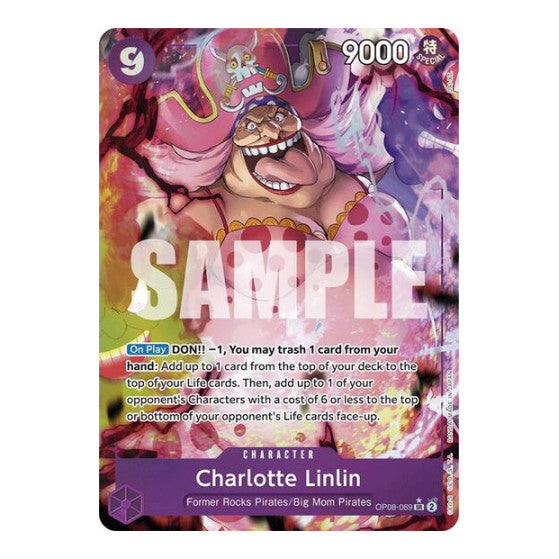 Charlotte Linlin (Parallel) (OP08) #OP08-069 Super Rare (Foil Near Mint) Two Legends One Piece Card Game: 2024