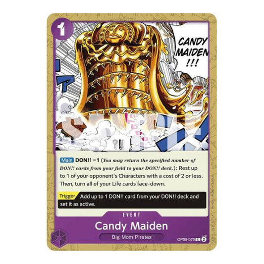 Candy Maiden (OP08) #OP08-075 Common (Near Mint) Two Legends One Piece Card Game: 2024