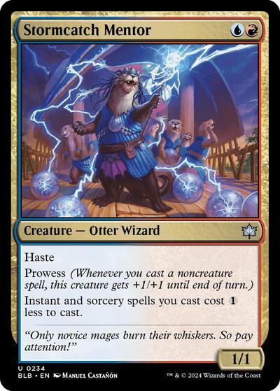 Stormcatch Mentor (BLB) #234 Uncommon (Lightly Played) Bloomburrow Magic: 2024
