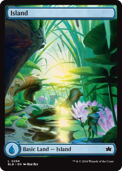 Island 0266 (BLB) #266 Land (Lightly Played) Bloomburrow Magic: The Gathering: 2024