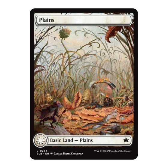 Plains 0264 (BLB) #264 Land (Foil Lightly Played) Bloomburrow Magic: The Gathering: 2024