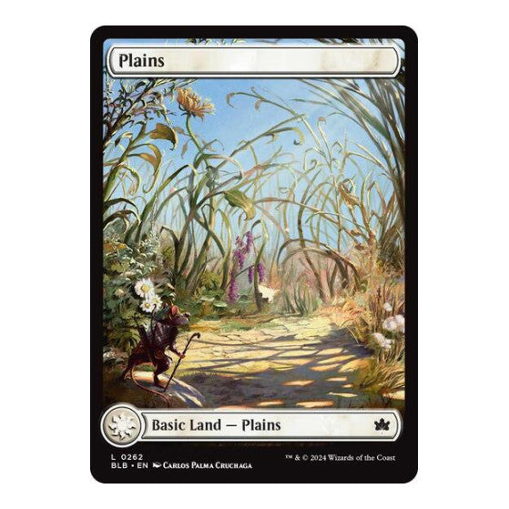 Plains 0262 (BLB) #262 Land (Foil Lightly Played) Bloomburrow Magic: The Gathering: 2024