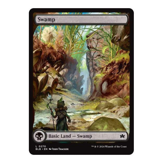 Swamp 0270 (BLB) #270 Land (Foil Lightly Played) Bloomburrow Magic: The Gathering: 2024