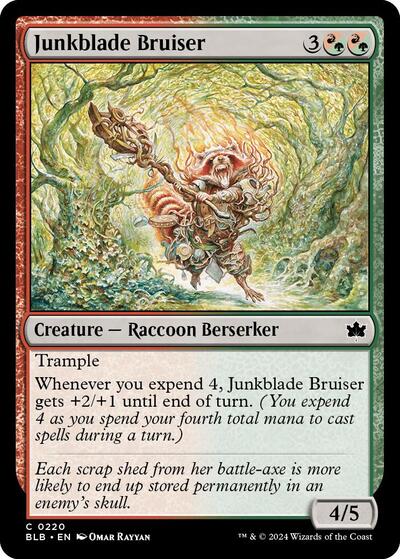 Junkblade Bruiser (BLB) #220 Common (Lightly Played) Bloomburrow Magic: The Gathering: 2024