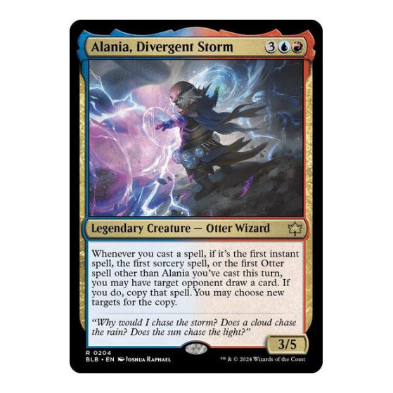 Alania Divergent Storm (BLB) #204 Rare (Lightly Played) Bloomburrow Magic: The Gathering: 2024