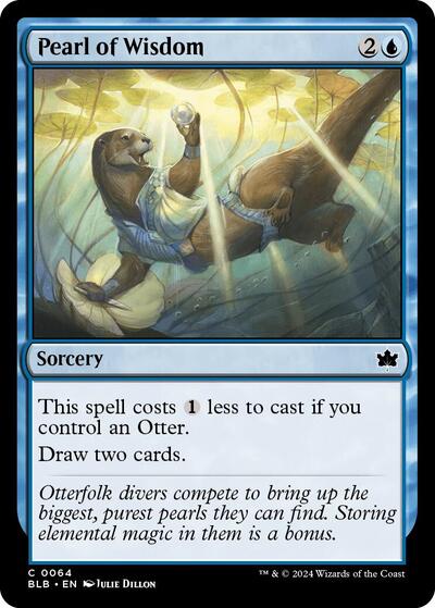 Pearl of Wisdom (BLB) #64 Common (Lightly Played) Bloomburrow Magic: The Gathering: 2024