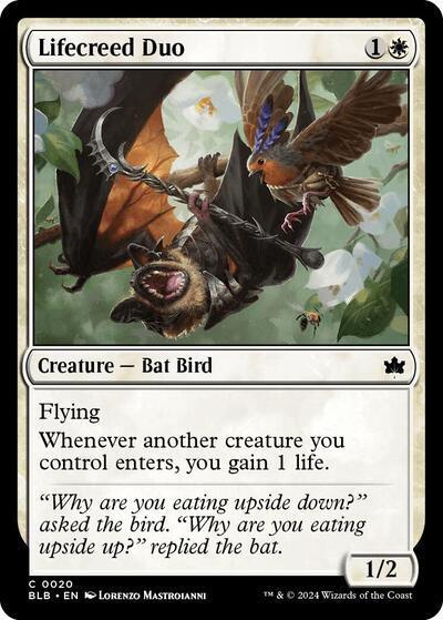 Lifecreed Duo (BLB) #20 Common (Lightly Played) Bloomburrow Magic: The Gathering: 2024