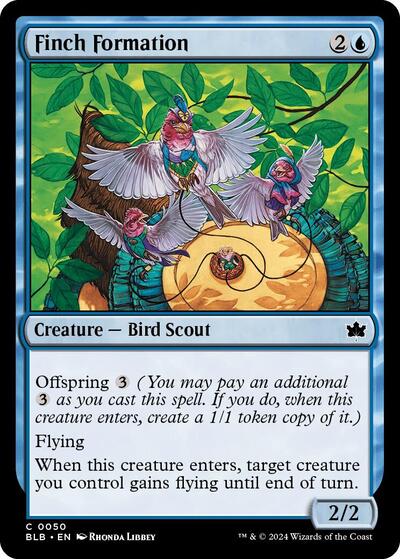 Finch Formation (BLB) #50 Common (Near Mint) Bloomburrow Magic: The Gathering: 2024